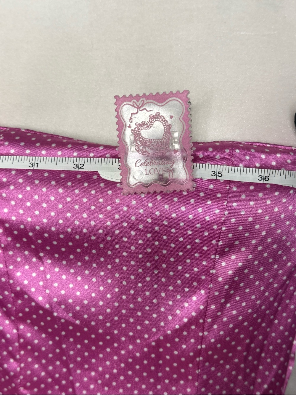bebe Purple Satin Corset Top - Picture 7 of 11